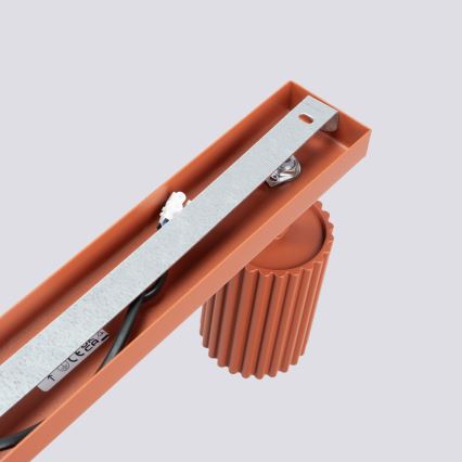 Foco KARBON 4xGU10/10W/230V rojo