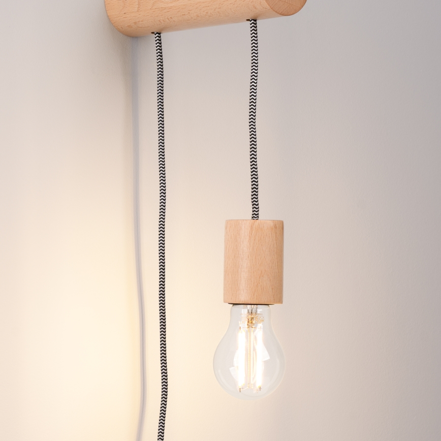Aplique NIMBI 1xE27/15W/230V haya