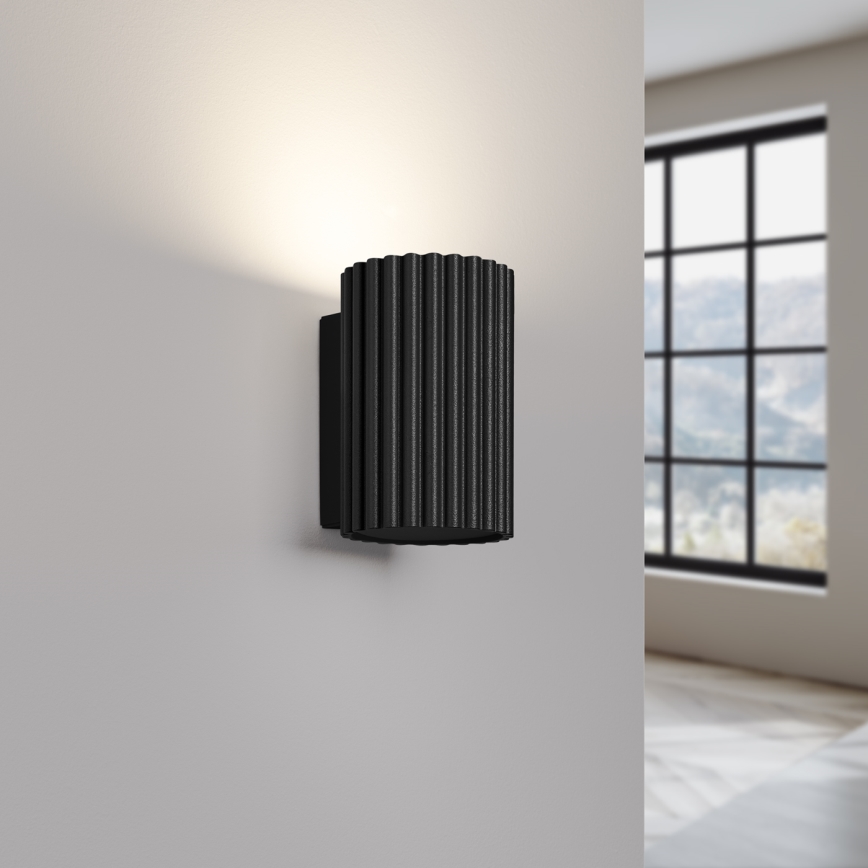Aplique KARBON 1xGU10/10W/230V negro