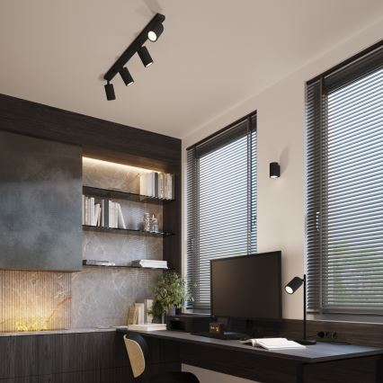 Aplique KARBON 1xGU10/10W/230V negro