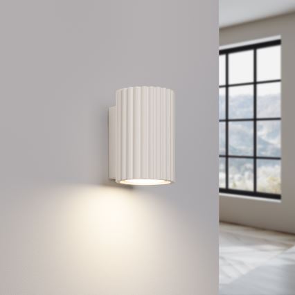 Aplique KARBON 1xGU10/10W/230V color crema