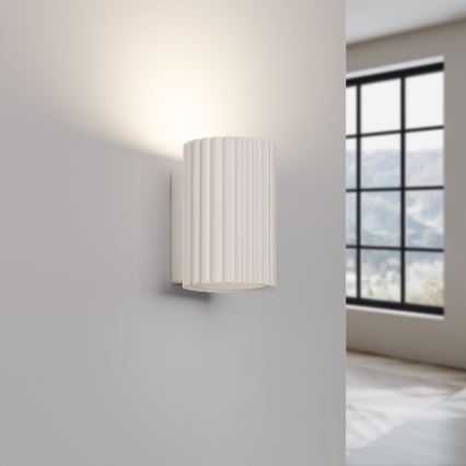 Aplique KARBON 1xGU10/10W/230V color crema