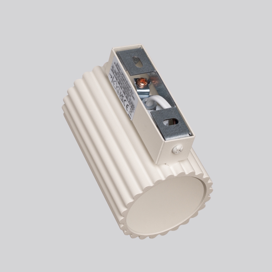 Aplique KARBON 1xGU10/10W/230V color crema