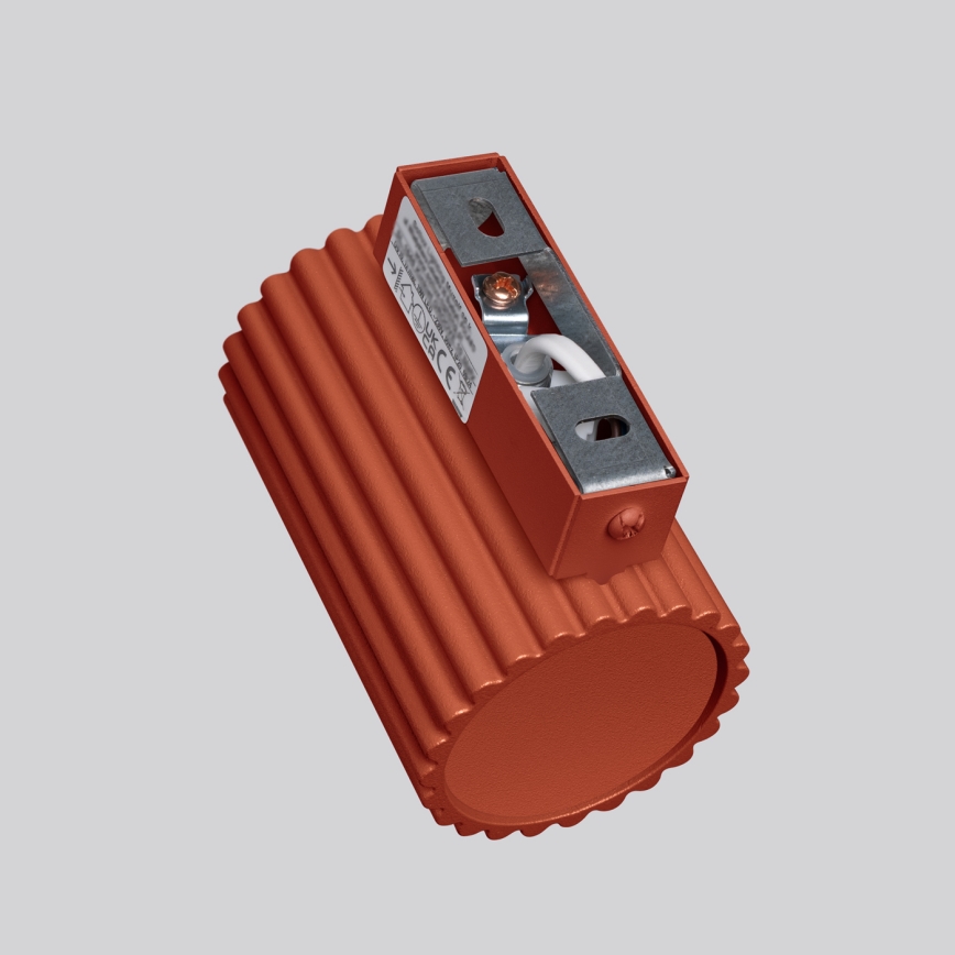 Aplique KARBON 1xGU10/10W/230V rojo