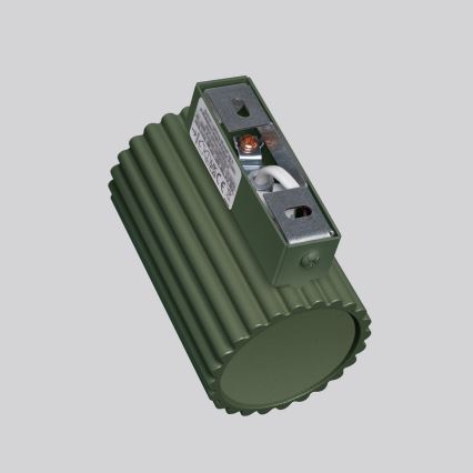 Aplique KARBON 1xGU10/10W/230V verde