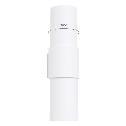 Aplique FLASH 2xE27/15W/230V blanco