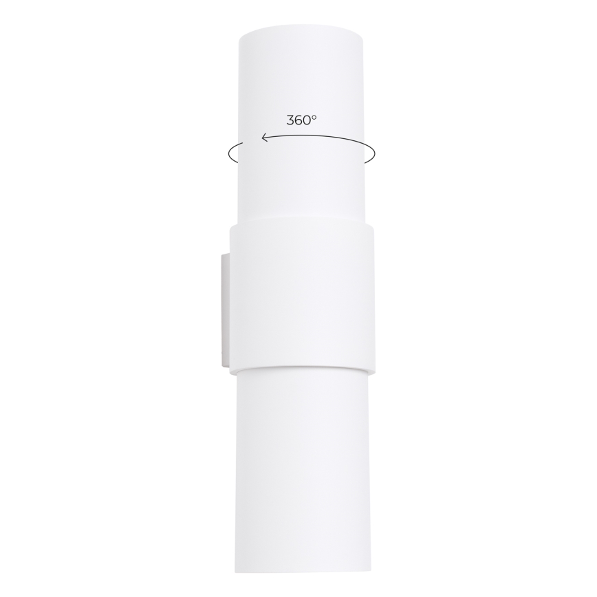 Aplique FLASH 2xE27/15W/230V blanco