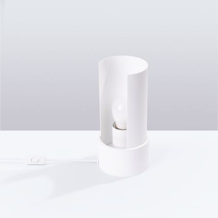 Lámpara de mesa FLASH 1xE27/15W/230V blanco