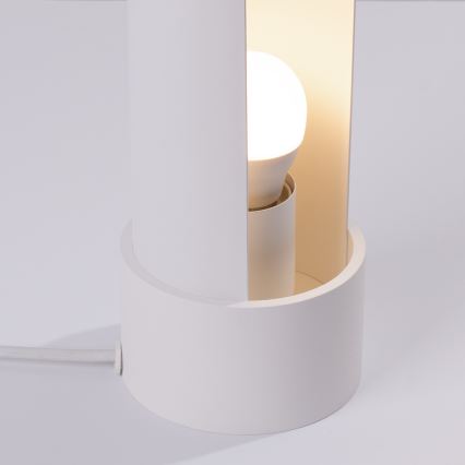 Lámpara de mesa FLASH 1xE27/15W/230V blanco