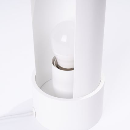 Lámpara de mesa FLASH 1xE27/15W/230V blanco