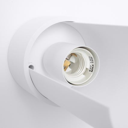 Lámpara de mesa FLASH 1xE27/15W/230V blanco
