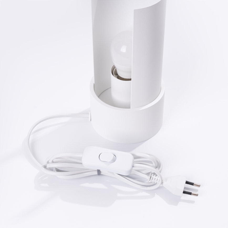 Lámpara de mesa FLASH 1xE27/15W/230V blanco