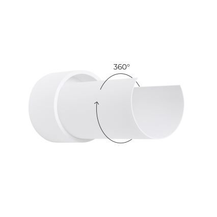 Aplique FLASH 1xE27/15W/230V blanco