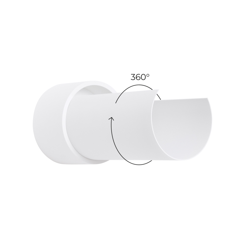 Aplique FLASH 1xE27/15W/230V blanco