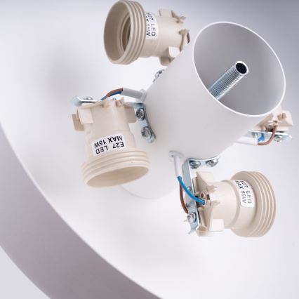 Lámpara de techo OMIQ 4xE27/15W/230V, Ø 30 cm, blanca