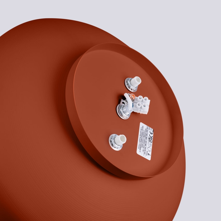 Lámpara de techo OMIQ 4xE27/15W/230V Ø 30 cm roja