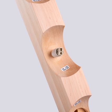 Plafón BULBO 3xG9/8W/230V haya/blanco