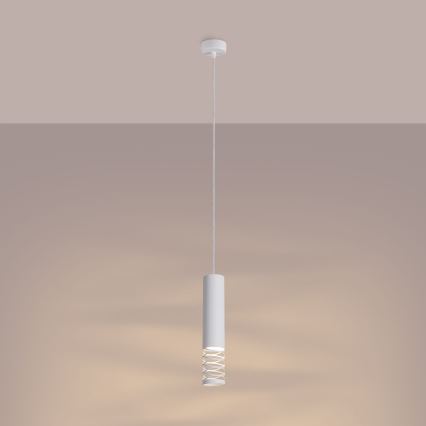 Lámpara colgante LAMI 1xGU10/10W/230V blanco
