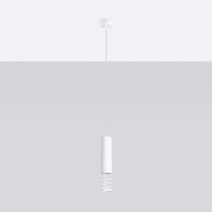 Lámpara colgante LAMI 1xGU10/10W/230V blanco