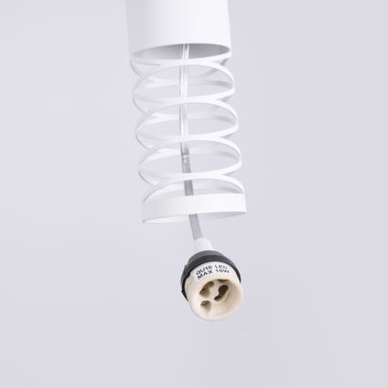 Lámpara colgante LAMI 1xGU10/10W/230V blanco