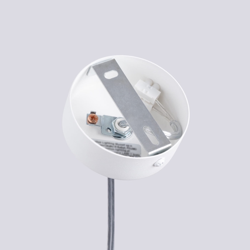 Lámpara colgante LAMI 1xGU10/10W/230V blanco