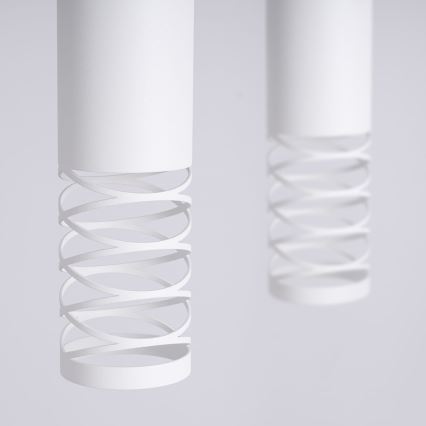 Lámpara colgante LAMI 2xGU10/10W/230V blanco
