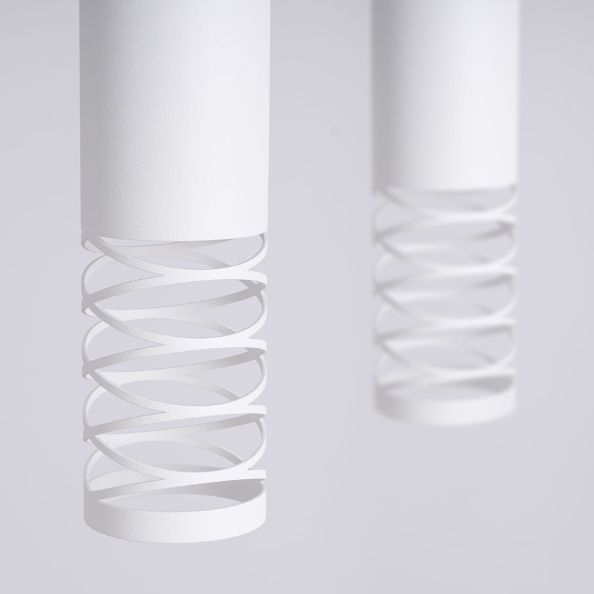 Lámpara colgante LAMI 2xGU10/10W/230V blanco