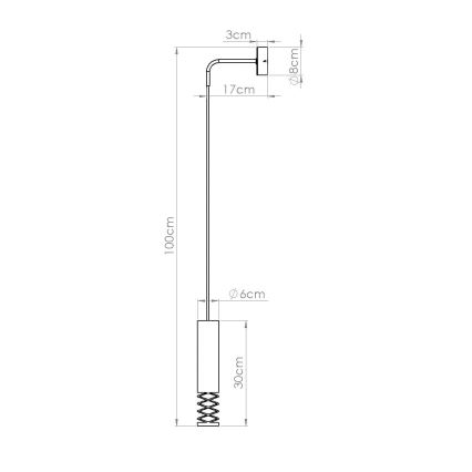 Aplique LAMI 1xGU10/10W/230V blanco