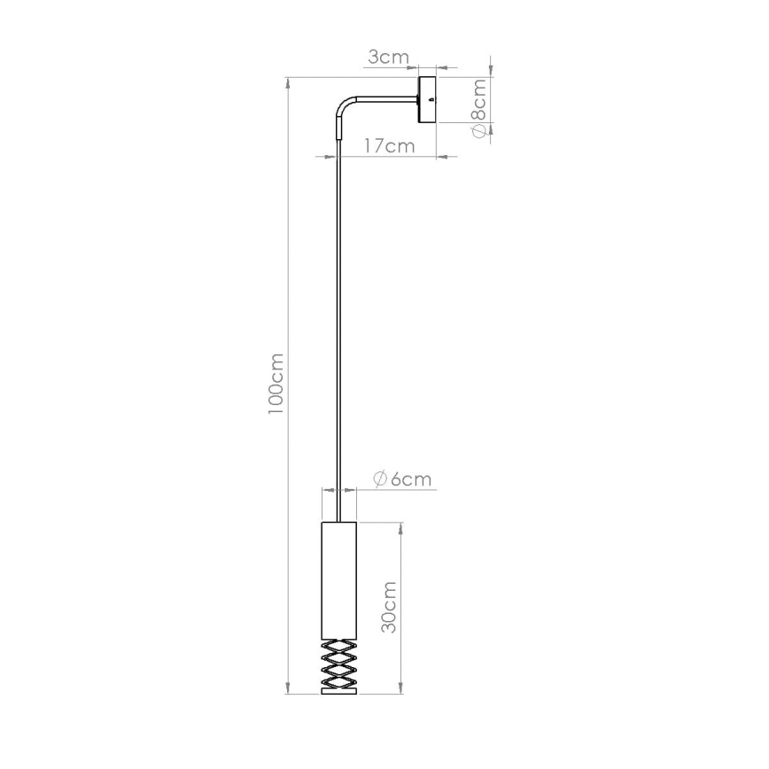 Aplique LAMI 1xGU10/10W/230V blanco
