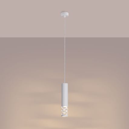 Lámpara colgante LIRO 1xGU10/10W/230V blanco