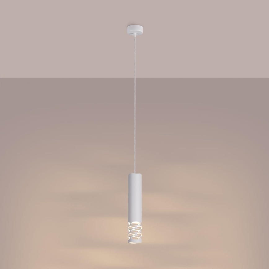 Lámpara colgante LIRO 1xGU10/10W/230V blanco