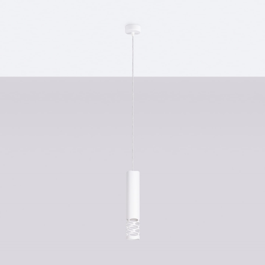 Lámpara colgante LIRO 1xGU10/10W/230V blanco