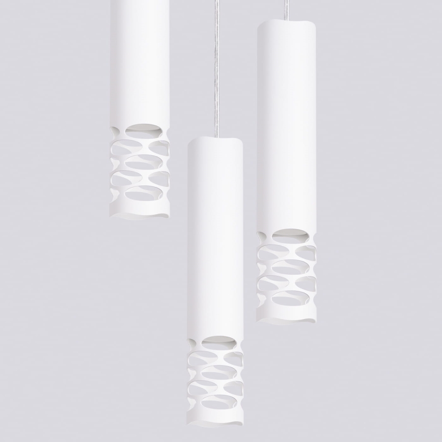 Lámpara colgante LIRO 3xGU10/10W/230V blanco