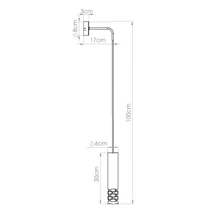 Aplique LIRO 1xGU10/10W/230V blanco