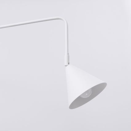Aplique NOX 1xE14/10W/230V blanco