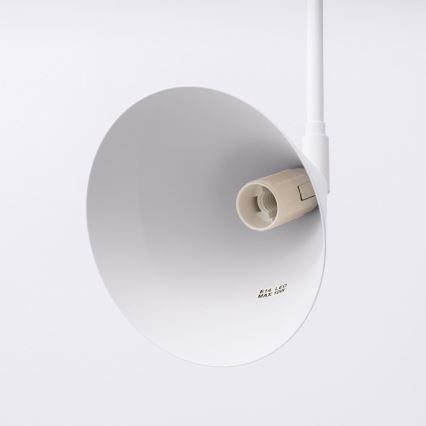 Aplique NOX 1xE14/10W/230V blanco