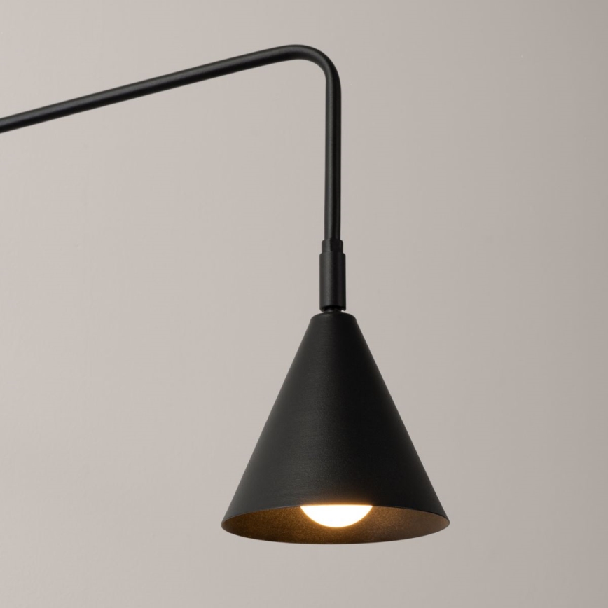 Aplique NOX 1xE14/10W/230V negro