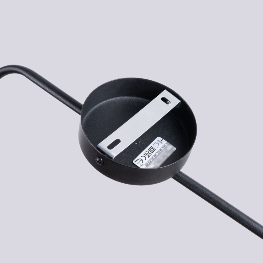Aplique NOX 1xE14/10W/230V negro