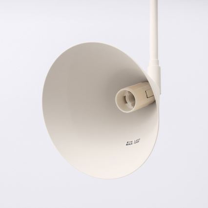 Aplique NOX 1xE14/10W/230V color crema