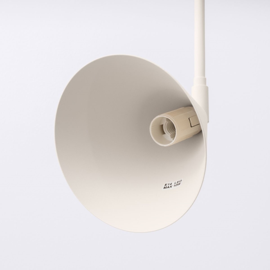 Aplique NOX 1xE14/10W/230V color crema