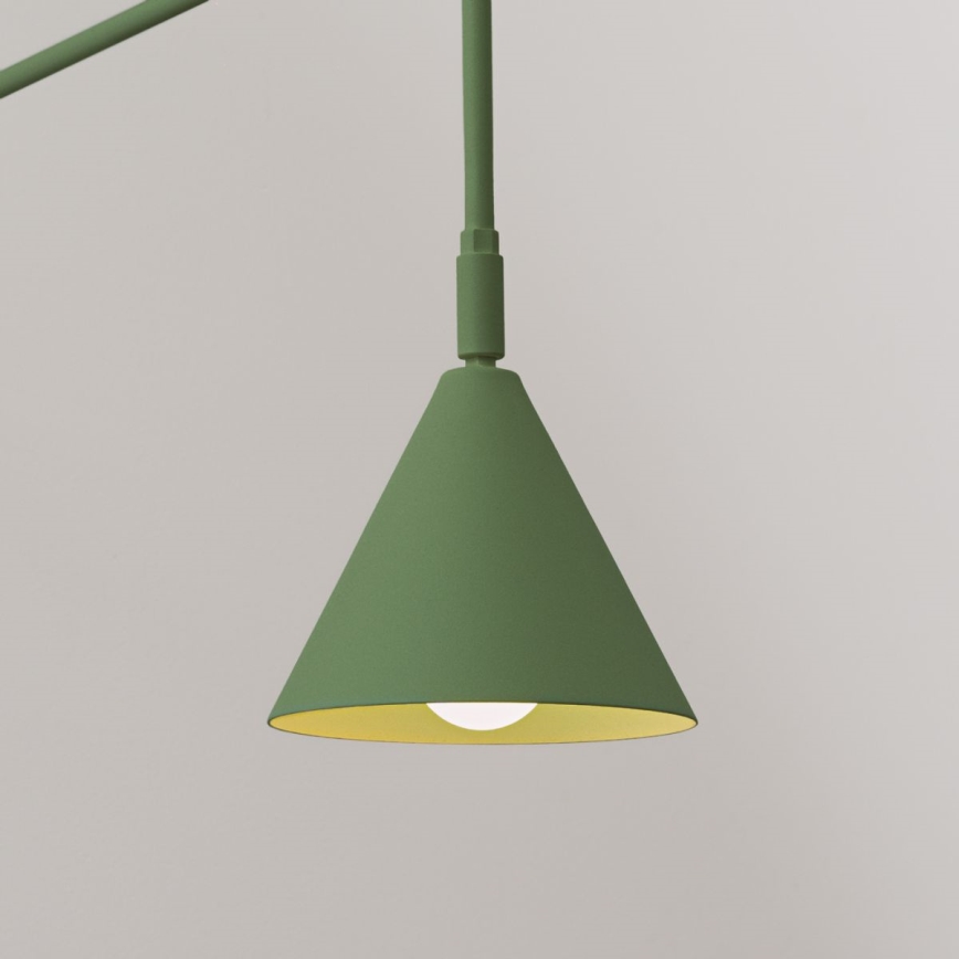 Aplique NOX 1xE14/10W/230V verde