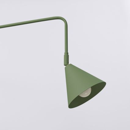 Aplique NOX 1xE14/10W/230V verde