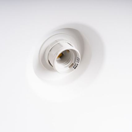 Lámpara colgante BILO 1xE27/15W/230V diá. 35 cm blanco