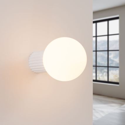 Aplique de baño HALO 1xG9/8W/230V diá. 12 cm IP44 blanco