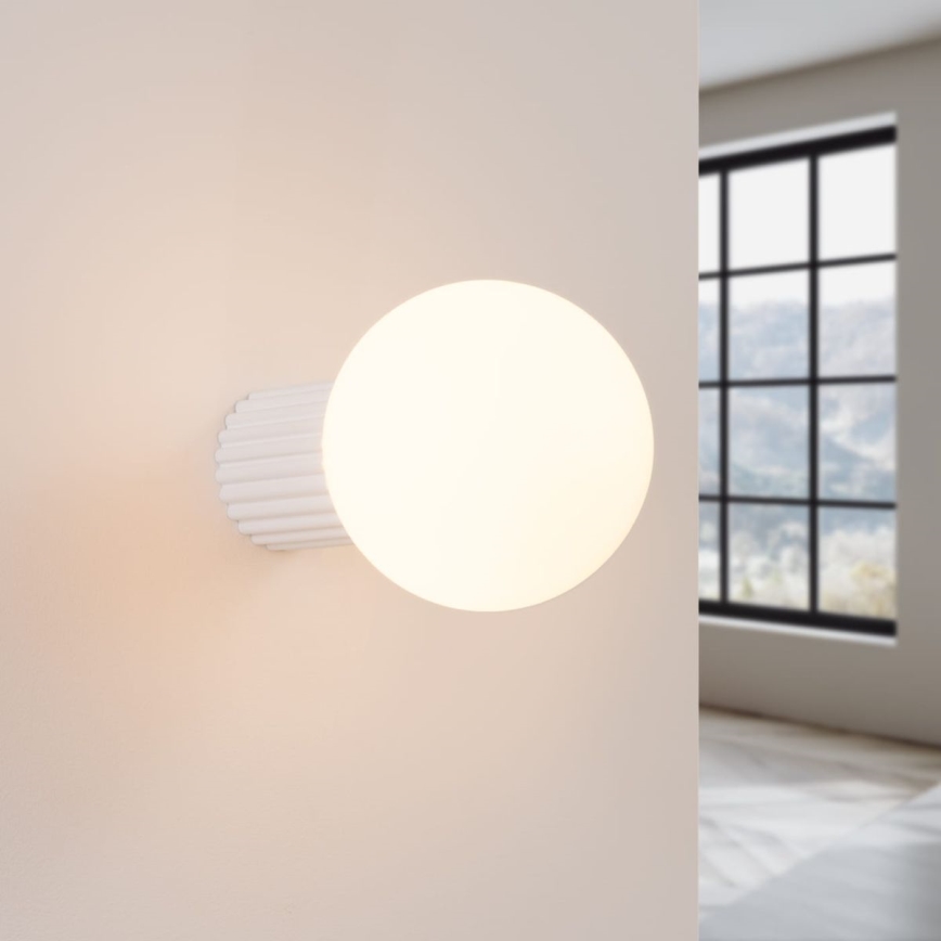 Aplique de baño HALO 1xG9/8W/230V diá. 12 cm IP44 blanco