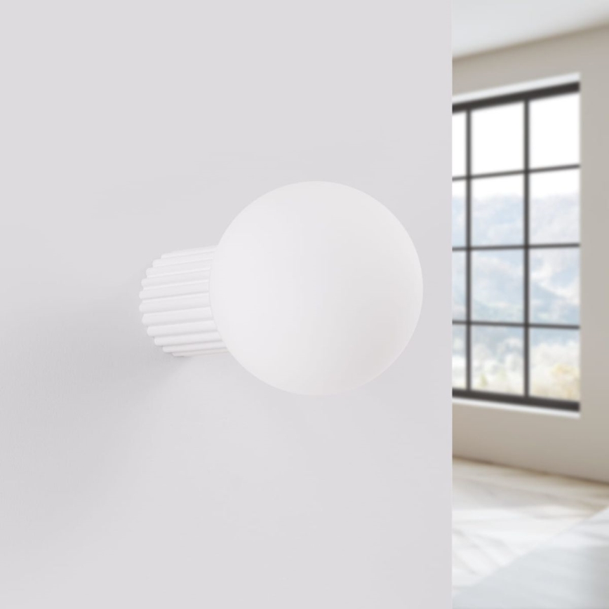 Aplique de baño HALO 1xG9/8W/230V diá. 12 cm IP44 blanco