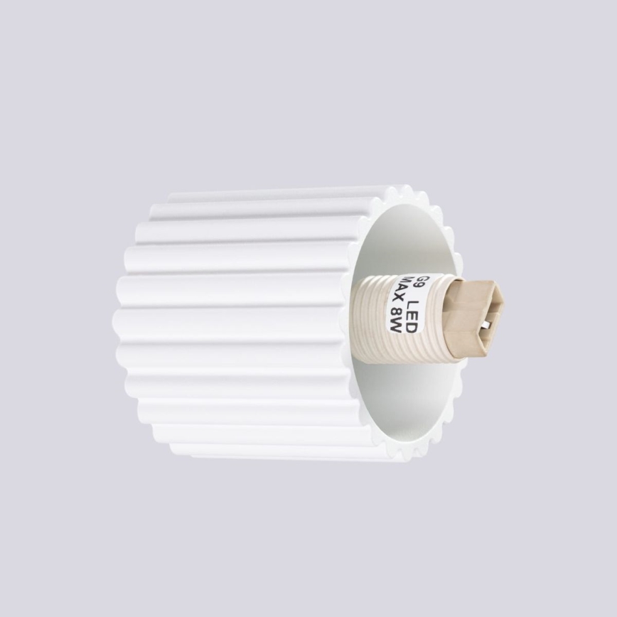 Aplique de baño HALO 1xG9/8W/230V diá. 12 cm IP44 blanco