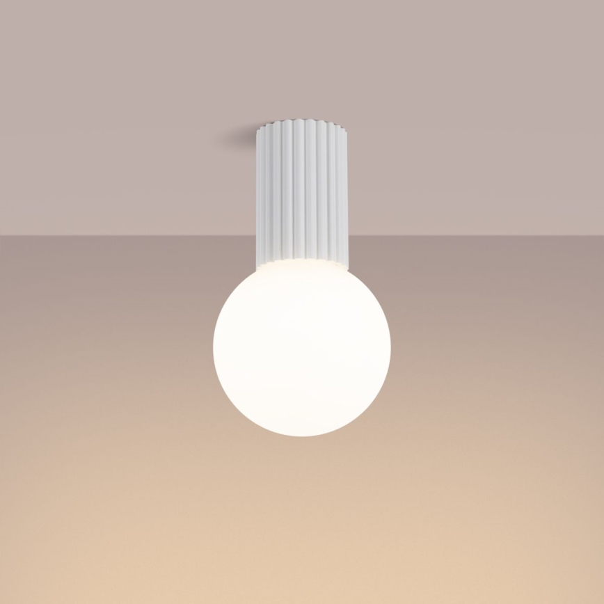 Plafón de baño HALO 1xG9/8W/230V diá. 12 cm IP44 blanco