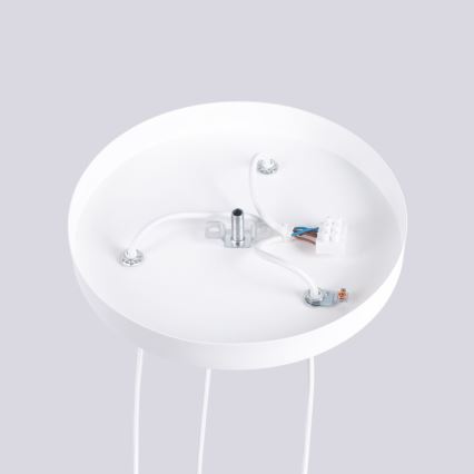 Lámpara colgante HALO 3xG9/8W/230V diá. 25 cm blanco