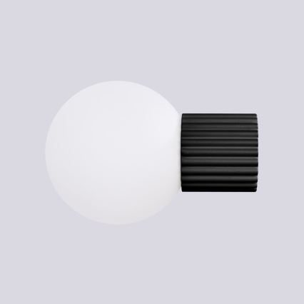 Aplique de baño HALO 1xG9/8W/230V diá. 12 cm IP44 negro